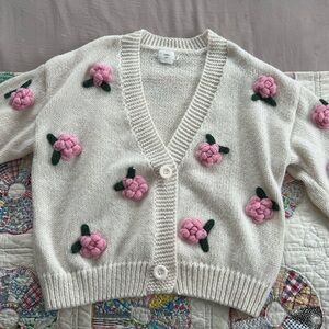 Luna Ivy floral cardigan size medium
